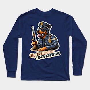 Police Rottweiler Long Sleeve T-Shirt